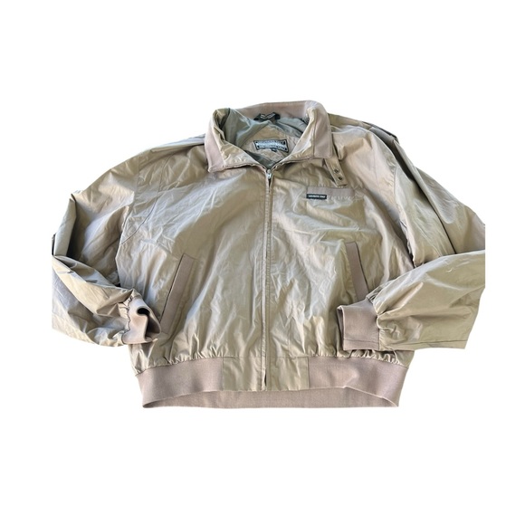 Beige Zip-Up Jacket vintage members only - Picture 1 of 4